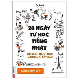Sách - Combo 2 Cuốn 28 Ngày Tự Học Tiếng Nhật Dành Cho Người Mới Bắt Đầu ( Dùng App ) Mcbooks - Yu Semi