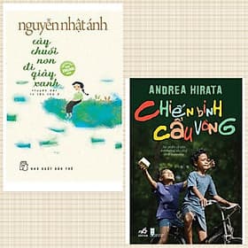 Combo sách văn học bán chạy: Nguyễn Nhật Ánh- Cây Chuối Non Đi Giày Xanh(Bìa mềm) + Chiến Binh Cầu Vồng ( Tác phẩm văn học hay) - Bình
