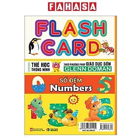 Flash Card - Thẻ Học Thông Minh Theo Phương Pháp Giáo Dục Sớm Glenn Doman - Số Đếm - Numbers - Minh Thông