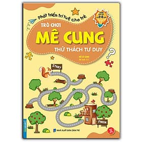 Trò Chơi Mê Cung - Thử Thách Tư Duy (Sách Bản Quyền) (2-8 Tuổi) - Nha Nha
