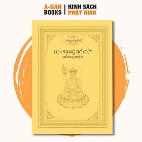Vở sổ chép kinh địa tạng bồ tát bổn nguyện chữ in mờ cao cấp - Anan Books - Văn