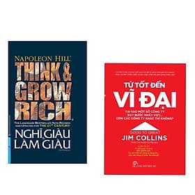 Combo 2 cuốn : Từ Tốt Đến Vĩ Đại - Jim Collins + Think And Grow Rich - Nghĩ Giàu Và Làm Giàu - Collins Dictionaries