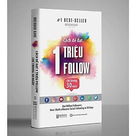 Cách Để Đạt 1 Triệu Follow Chỉ Trong 30 Ngày(tác giả Brendan Kane) - One Million Followers là cuốn sách hướng dẫn cách tận dụng những nền tảng truyền thông xã hội như Facebook, Instagram, Youtube ( Tặng kèm Bookmark Happy Life) - G