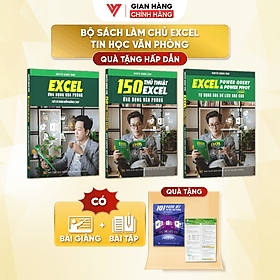 Combo 3 Sách Power Query & Power Pivot, 150 Thủ Thuật Và Excel Cơ Bản Đến Nâng Cao Kèm Video Khóa Học - Accord Publishing