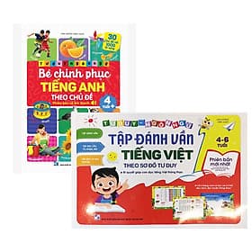 Combo 2 Cuốn Tư Duy Ngôn Ngữ: Tập Đánh Vần Tiếng Việt Và Bé Chinh Phục Tiếng Anh - Việt An