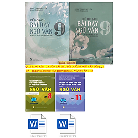 Combo Kế hoạch bài dạy ngữ văn 9 - tập 1 + 2 ( kết nối tri thức ) - Tri Thức