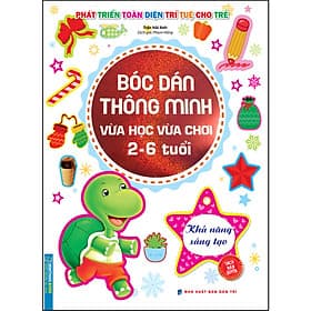 Sách Bóc Dán Thông Minh Vừa Học Vừa Chơi 2-6 Tuổi - Khả Năng Sáng Tạo - Nha Nha