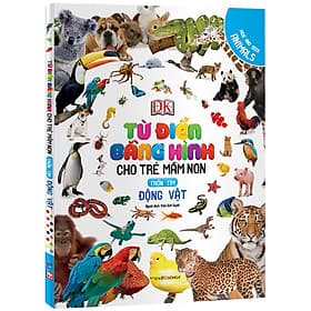 Sách Từ Điển Bằng Hình Cho Trẻ Mầm Non - Trốn Tìm Động Vật - Á Đông