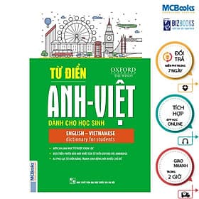 Từ Điển Anh - Việt Dành Cho Học Sinh - MCBooks - Việt Anh
