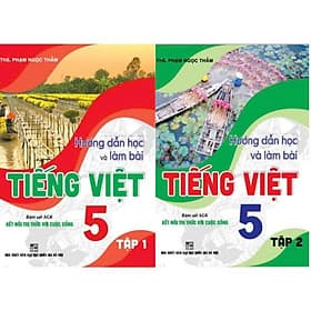 Hướng Dẫn Học Và Làm Bài Tiếng Việt Lớp 5 - Combo 2 Tập - Bám Sát SGK Kết Nối Tri Thức Với Cuộc Sống - Hồng Ân - Tri Thức