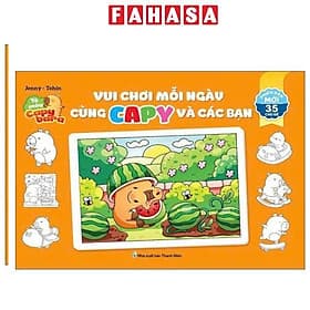 Tô Màu Capybara - Vui Chơi Mỗi Ngày Cùng Capy Và Các Bạn - Vũ