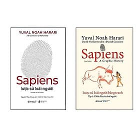 Combo Sapiens: Lược Sử Loài Người + Sapiens - Lược Sử Loài Người Bằng Tranh - Tập 1: Khởi Đầu Của Loài Người