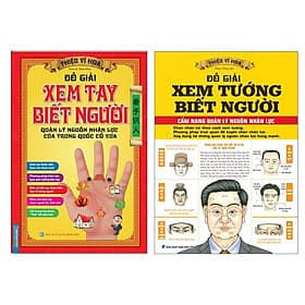 Combo Đồ Giải Xem Tay Biết Người + Đồ Giải Xem Tướng Biết Người - Cẩm Nang Quản Lý Nguồn Nhân Lực (BM) - Minh Minh