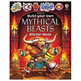 Build Your Own Mythical Beasts Sticker Book - Usborn