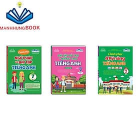 Combo 3c-GLOBAL SUCESS - Chinh phục ngữ pháp và bài tập & bài tập bổ trợ &Chinh phục 4 kỹ năng tiếng anh lớp 7 t2 - Chinh Ba