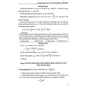 Sách Kĩ Thuật Giải Nhanh Bài Tập Trắc Nghiệm Vật Lí 12 (Tập 1) - Thu