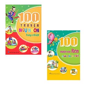 Combo 100 Truyện Hay Rèn Đức Tính Tốt + 100 Truyện Ngụ Ngôn Hay Nhất - Long