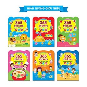 Trọn Bộ 6 Cuốn 2000+ Stickers Bóc Dán Thông Minh (Dành Cho Trẻ Từ 2-6 Tuổi) - Giúp bé phát triển IQ, EQ, CQ - Minh Minh