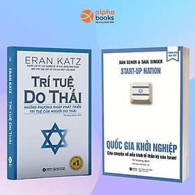Combo Sách Về Người Do Thái: Trí Tuệ Do Thái + Quốc Gia Khởi Nghiệp - Tuệ Nghi