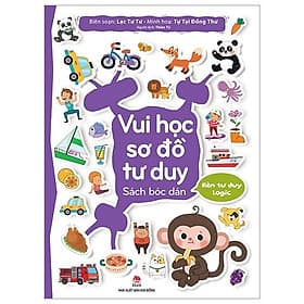 Vui Học Sơ Đồ Tư Duy: Sách Bóc Dán - Rèn Tư Duy Logic - Kim Dân