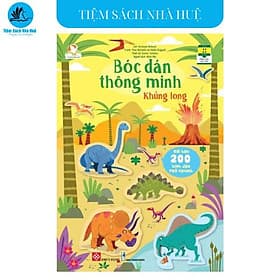 Sách Bóc dán thông minh - Khủng long - Dành cho bé từ 3-8 tuổi - Đinh Tị - Đan Long