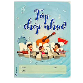 Tập Chép Nhạc - Xanh Dương - 32 Trang - Vanlangbooks