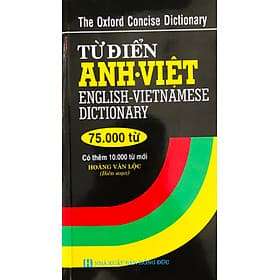 Từ điển Anh - Việt (75.000 từ) - Hoàng Văn Lộc