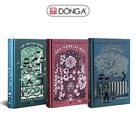 Combo 3 cuốn bìa vải (Về với gia đình, Khu vườn bí mật, Những cuộc phiêu lưu của Tom Sawyer) - Đông Di