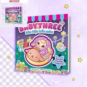 Sách - Baby Three - Bữa Tiệc Bốn Mùa - Bóc Dán Stickers Sáng Tạo - Nhã Nam