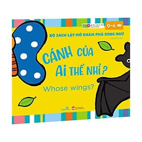 Bộ sách lật mở khám phá song ngữ - CỦA AI THẾ NHỈ? - Sách tương tác, dành cho trẻ 0-4 tuổi - Vizibook