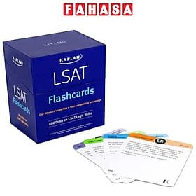 Sách ngoại văn: LSAT Prep Flashcards: 400 Drills On LSAT Logic Skills (Kaplan Test Prep) - PREP