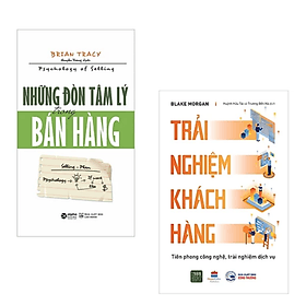 Combo 2 cuốn Kỹ Năng Bán Hàng: Những Đòn Tâm Lý Trong Bán Hàng + Trải Nghiệm Khách Hàng - Tiên Phong Công Nghệ, Trải Nghiệm Dịch Vụ - Do