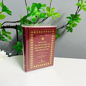 Phật Thuyết Đại Thừa Vô Lượng Thọ Trang Nghiêm Thanh Tịnh Bình Đẳng Giác Kinh - Khổ Mini, Bìa Cứng Bọc Plastic - Nghiêm Hương