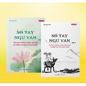 Combo 2 Sách Sổ tay Ngữ văn: Tư duy nghị luận xã hội - Nghị luận văn học - Duy Văn