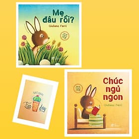 Combo Sách Lật Tương Tác Song Ngữ 0-3 Tuổi: Mẹ Đâu Rồi? và Chúc Ngủ Ngon ( Tặng Kèm Sổ Tay Xương Rồng) - Nhã Nam