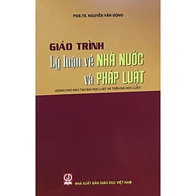 Giáo trình lý luận về Nà Nước và Pháp Luật - Lý Gia