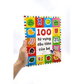 Sách Dán Hình Thông Minh - 100 Từ Vựng Đầu Tiên Của Bé - Minh
