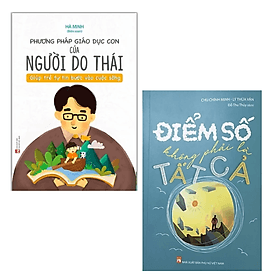 Combo Sách Nuôi Dạy Con Hiện Đại và Hiệu Quả: Điểm Số Không phải Là Tất Cả + Phương Pháp Giáo Dục Con Của Người Do Thái - Thái Minh