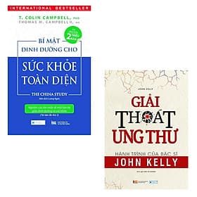 Combo 2 Cuốn Sách Sức Khỏe Hay: Bí Mật Dinh Dưỡng Cho Sức Khỏe Toàn Diện + Giải Thoát Ung Thư - Hành Trình Của Bác Sĩ John Kelly - Trí