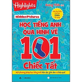 Sách Hidden Pictures – Học Tiếng Anh Qua Hình Vẽ 101 Chiếc Tất - Nha Nha