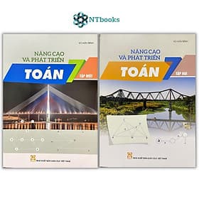 Sách Nâng cao và phát triển Toán 7 Tập 1 + Tập 2 - Trí