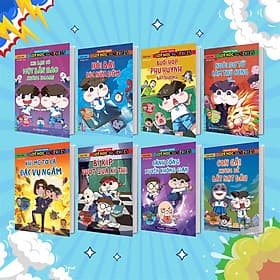 Combo 8 Cuốn Truyện Tranh Lớp Học Xả Stress
