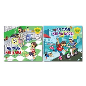 Combo 15 Bài Học An Toàn Cho Bé (2 Cuốn) - Kim Hyojin