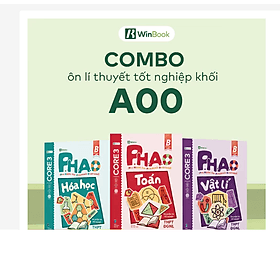 Bộ 3 cuốn P.H.A.O Toán, Vật lí, Hóa học Ôn luyện thi tốt nghiệp THPT, ĐGNL - Minh Minh