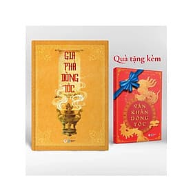 Gia Phả Dòng Tộc (Bìa Cứng) + Kèm Văn khấn, Ghi chép Lưu trữ Gia Nhân Dòng Họ, Gia Phả Tổ Tiên - Hú
