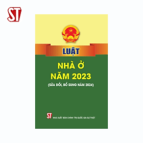 Luật Nhà ở năm 2023 (Sửa đổi, bổ sung năm 2024)