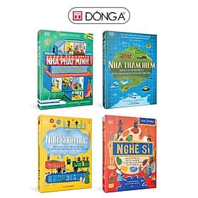 [GIẢI CỨU SÁCH] (Bìa cứng in màu) COMBO 4 CUỐN NHỮNG CÂU CHUYỆN THÚ VỊ VÀ PHI THƯỜNG TỪ CÁC NHÂN VẬT TRUYỀN CẢM HỨNG - Robert Winston, Susie Hodge, Isabel Thomas, Nellie Huang - Nguyễn Kim Phụng dịch – Đông A - 