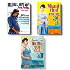 COMBO : TRI THỨC THAI SẢN B​À BẦU CẦN BIẾT + MANG THAI THÀNH CÔNG + HÀNH TRÌNH THAI GIÁO - Thái Minh