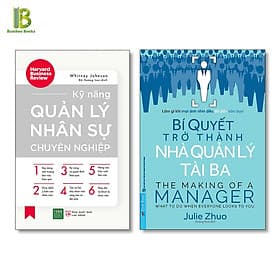 Combo 2Q Quản Trị Nhân Sự: Kỹ Năng Quản Lý Nhân Sự Chuyên Nghiệp + Bí Quyết Trở Thành Nhà Quản Lý Tài Ba - Thanh Thanh