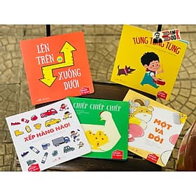 EHON BÉ NGOAN: Một Và Đôi - Xếp Hàng Nào! - Tùng Tùng Tùng - Chiếp Chiếp Chiếp - Lên Trên Và Xuống Dưới – Vizibook – NXB Phụ Nữ – (Bìa mềm) - Do